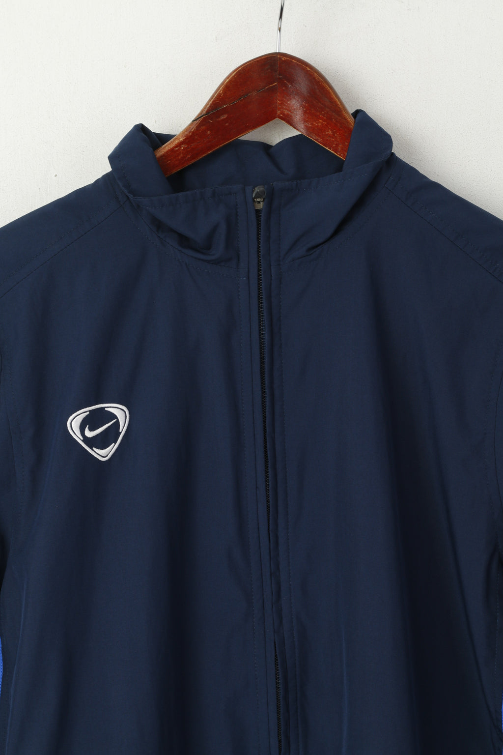 Giacca da uomo Nike M 178 blu scuro da allenamento con cerniera intera abbigliamento sportivo leggero