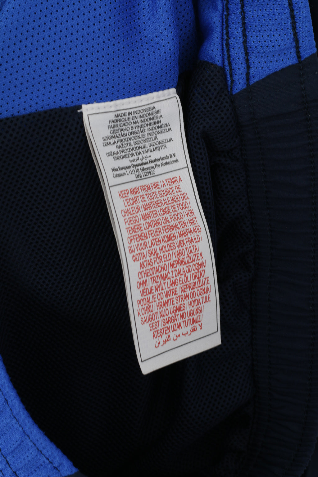 Giacca da uomo Nike M 178 blu scuro da allenamento con cerniera intera abbigliamento sportivo leggero
