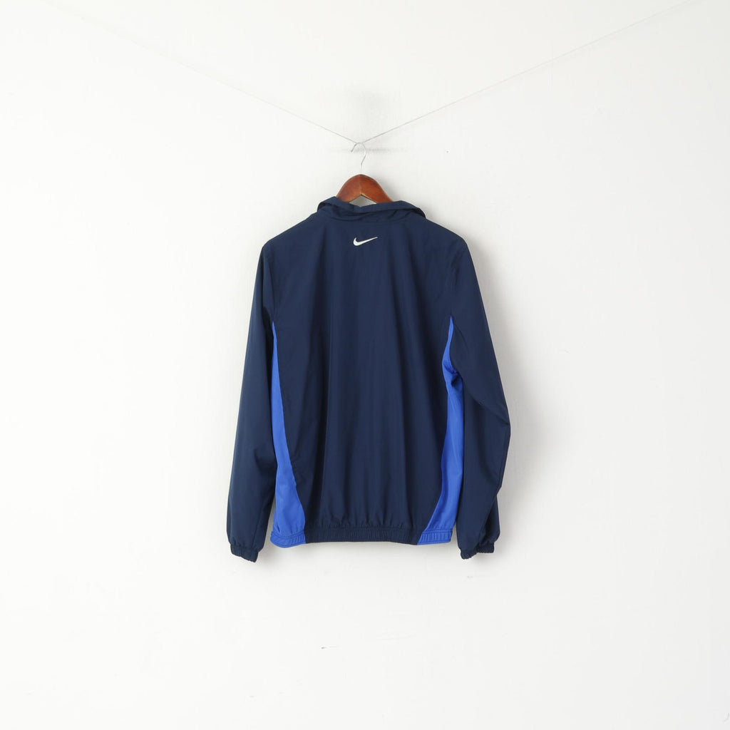 Giacca da uomo Nike M 178 blu scuro da allenamento con cerniera intera abbigliamento sportivo leggero