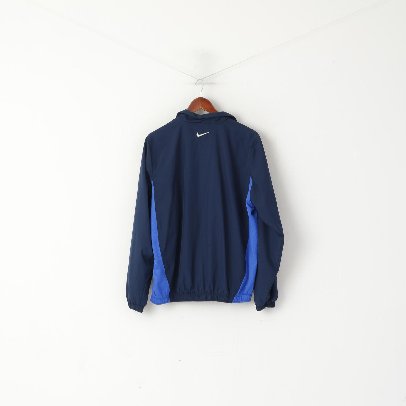 Giacca da uomo Nike M 178 blu scuro da allenamento con cerniera intera abbigliamento sportivo leggero