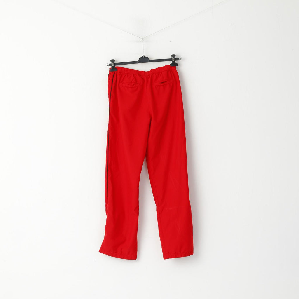 Nike Women 10/12 M 168 Sweatpants Red Sport Training Jogging Track Bottoms