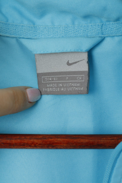 Veste Nike Femme Bleu Léger Fermeture Éclair Complète Sport Traning Track Top