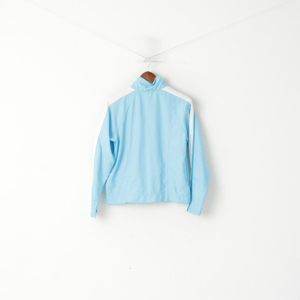 Veste Nike Femme Bleu Léger Fermeture Éclair Complète Sport Traning Track Top