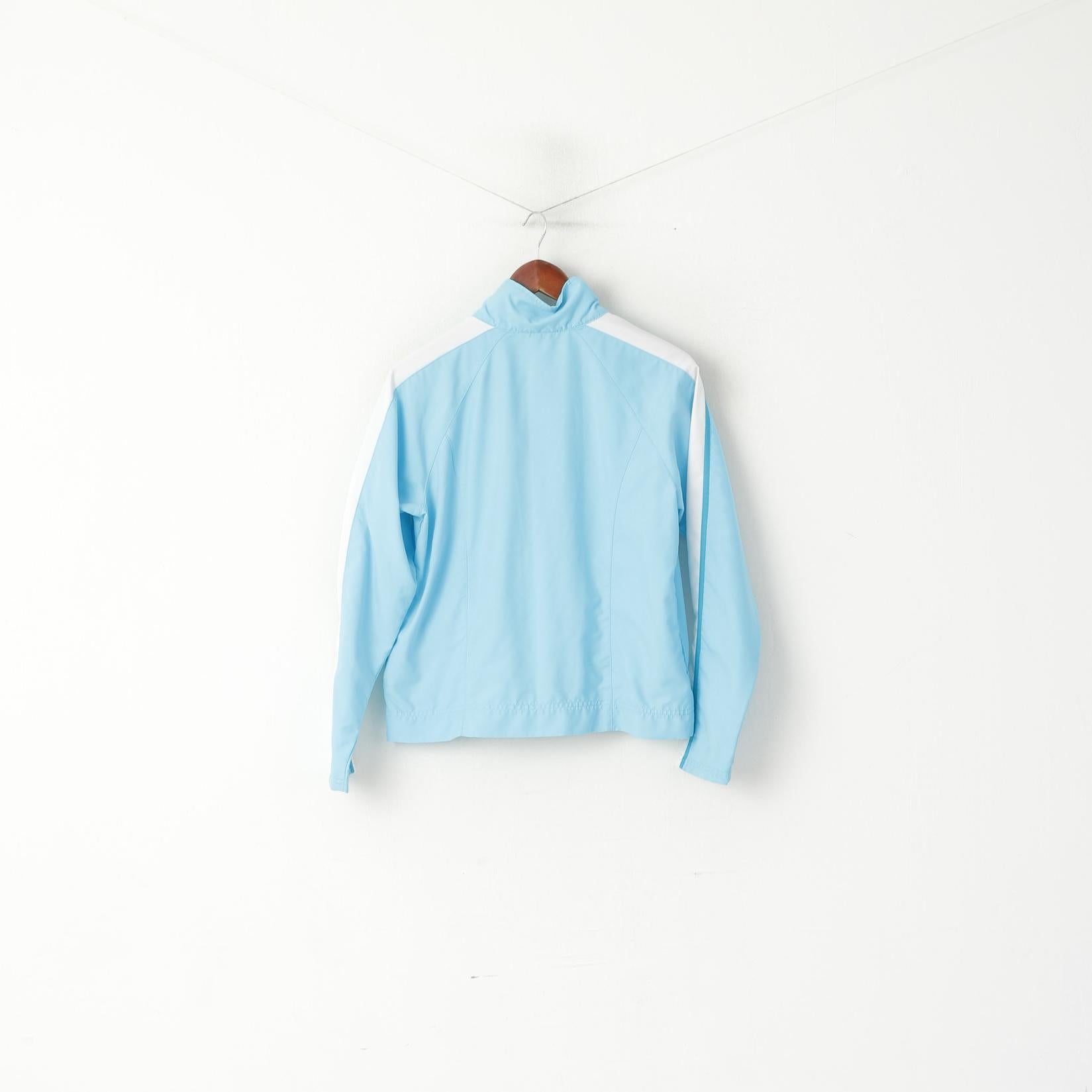 Veste Nike Femme Bleu Léger Fermeture Éclair Complète Sport Traning Track Top