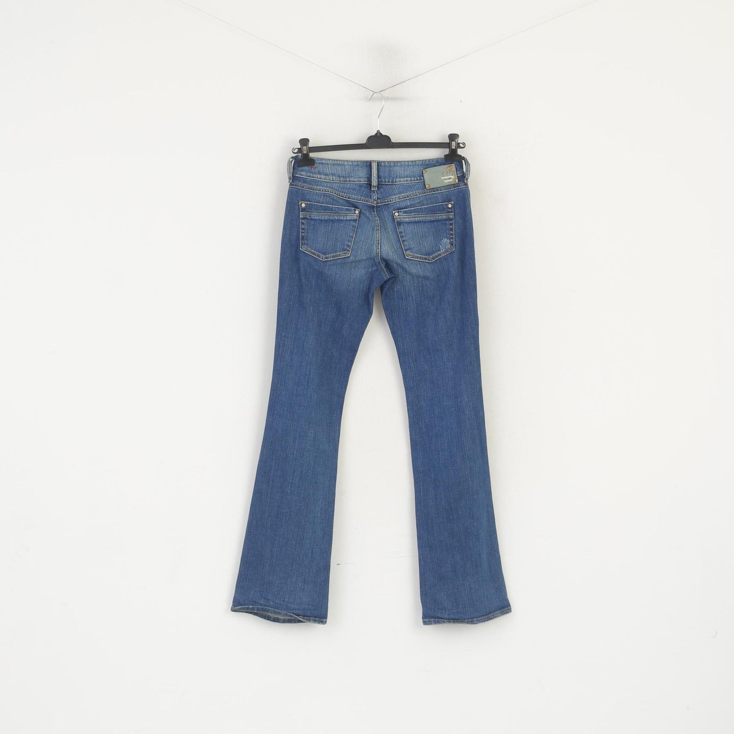 Diesel Industry Women 28 Jeans Trousers Blue Denim Cotton Ronhar Stretch Pants