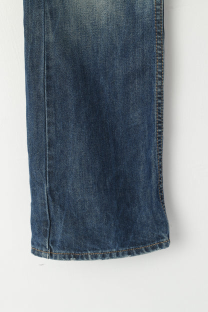 Levi's Homme W 30 L 32 Pantalon Jeans Bleu Moyen 507 Slim Boot Coton Classique