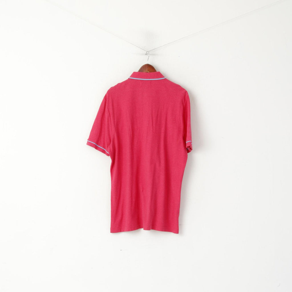 Penguin Men XXL Polo Shirt Raspberry  Cotton Heritage Slim Fit Stretch Classic Top