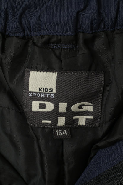 DIG-IT Youth 164 Ski Trousers Navy Nylon Waterproof Snowboarding Sport Pants