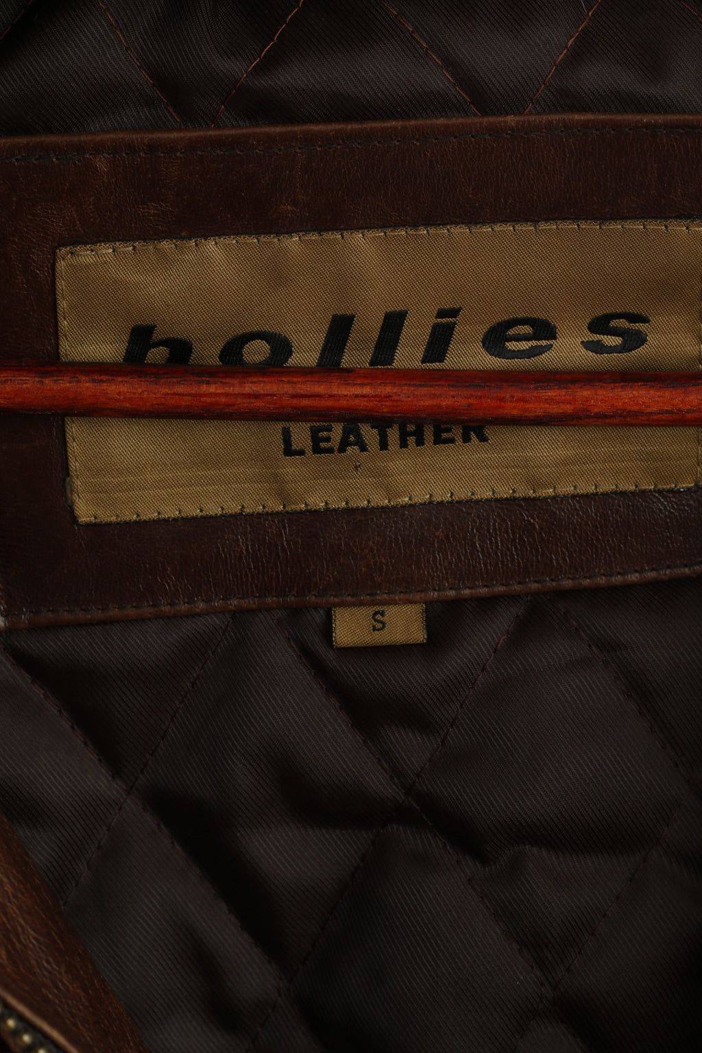 Hollies Giacca da donna da donna in pelle di maiale marrone vintage da motociclista pesante casual