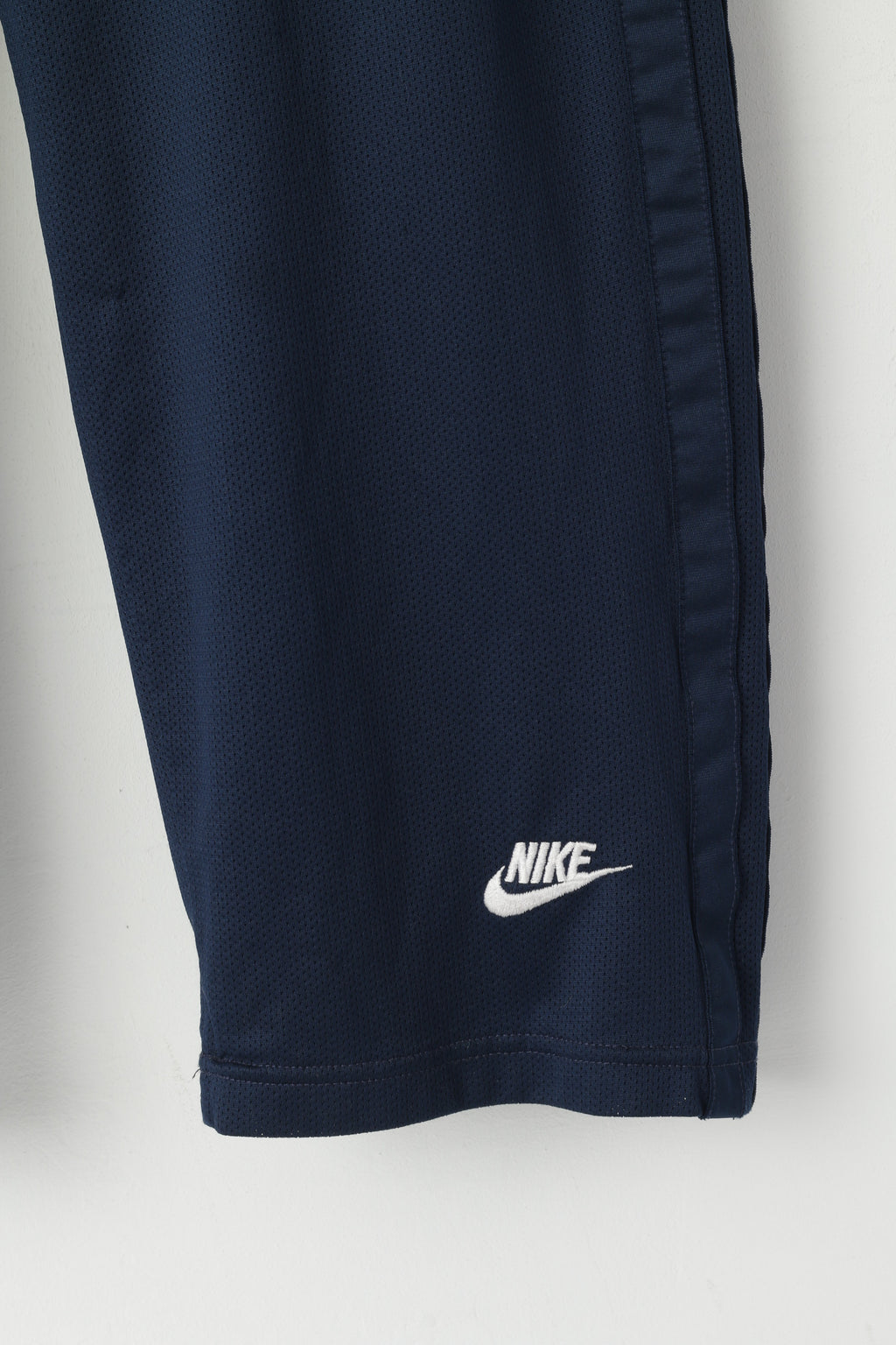 Nike Pantalon de survêtement XL bleu marine vintage brillant pour homme