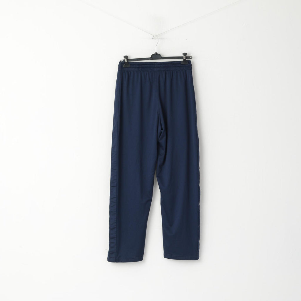 Nike Pantalon de survêtement XL bleu marine vintage brillant pour homme