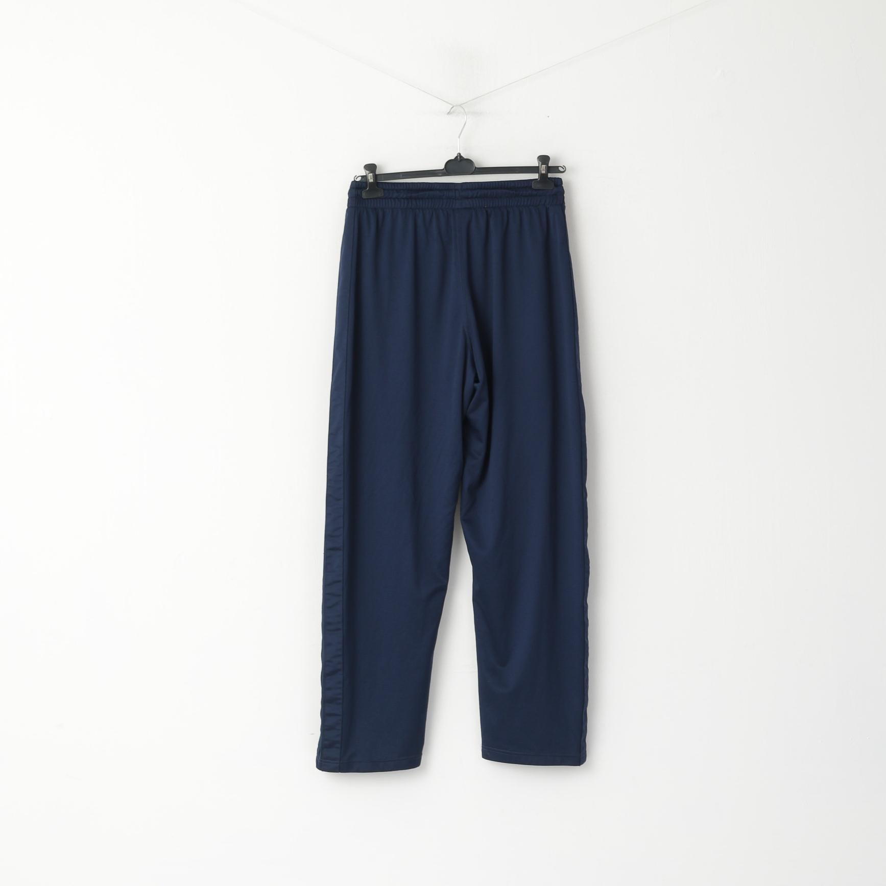 Nike Pantalon de survêtement XL bleu marine vintage brillant pour homme