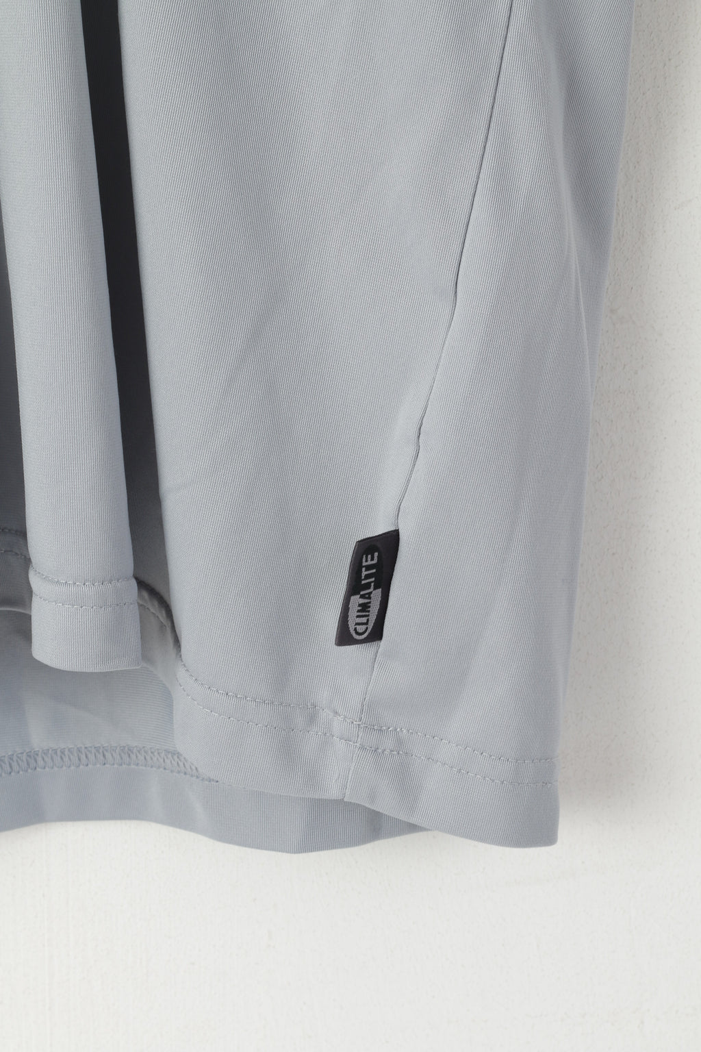 Adidas Men S Shirt Grey Sport Vintage Training Football Climalite Activewear Jersey Top