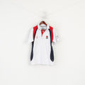 Kukri National England Rugby hommes polo blanc coton vêtements de sport haut