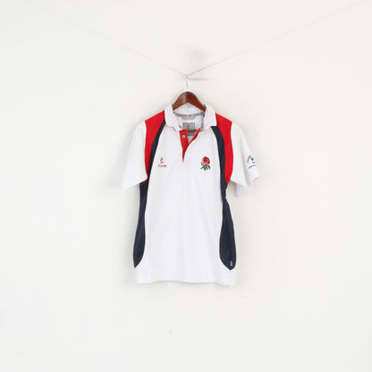 Kukri National England Rugby hommes polo blanc coton vêtements de sport haut