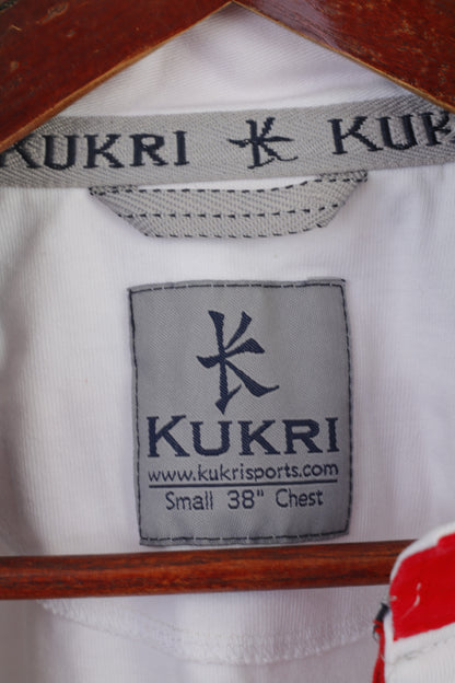 Kukri National England Rugby hommes polo blanc coton vêtements de sport haut