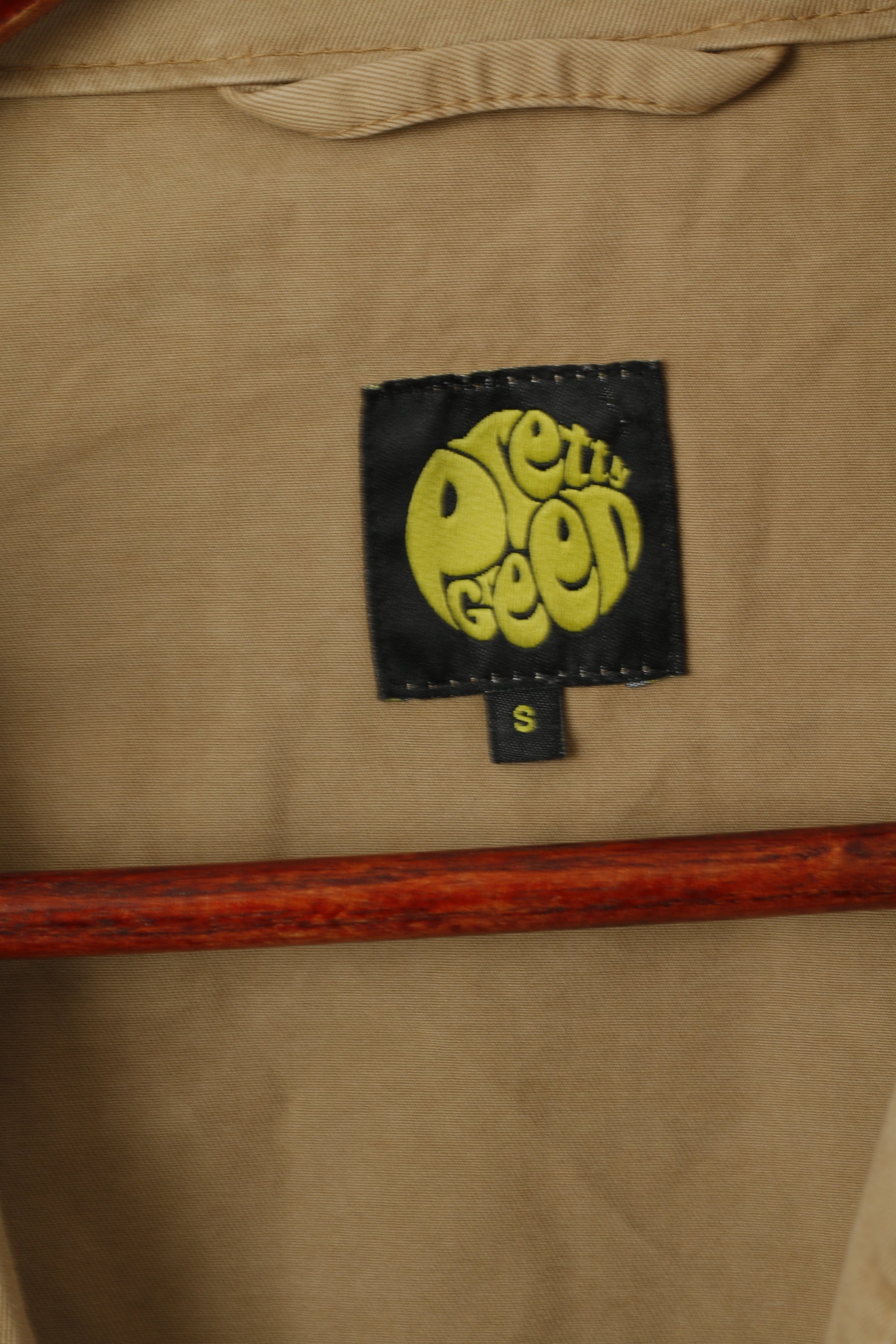 Giacca da uomo piuttosto verde, top Harrington casual, vestibilità slim, in cotone marrone, con cerniera intera