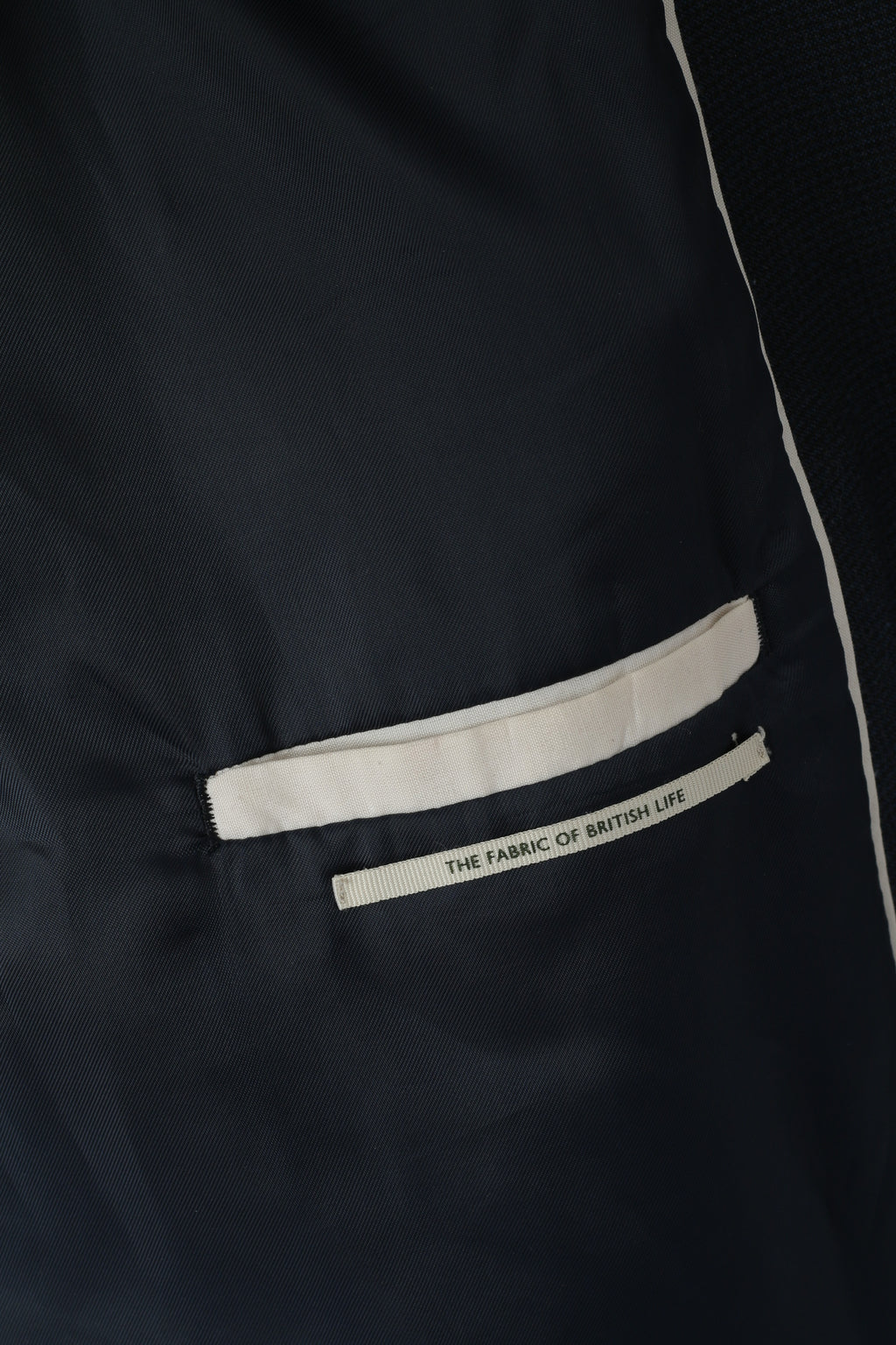 Racing Green Mens 44 54 Blazer Navy Wool Single Breasted Shoulder Pads Jacket