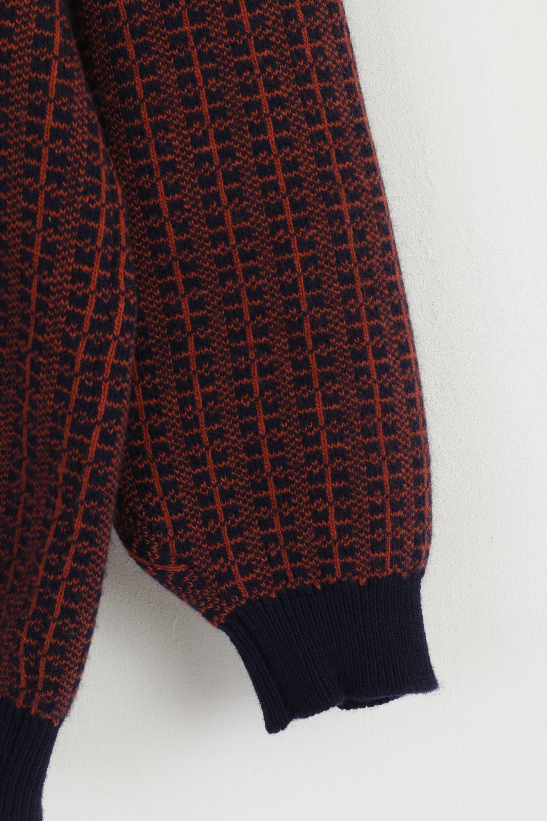 Ping Men 40 S Jumper Navy Solheim Cup Golf Knit Scotland Maglione in misto lana