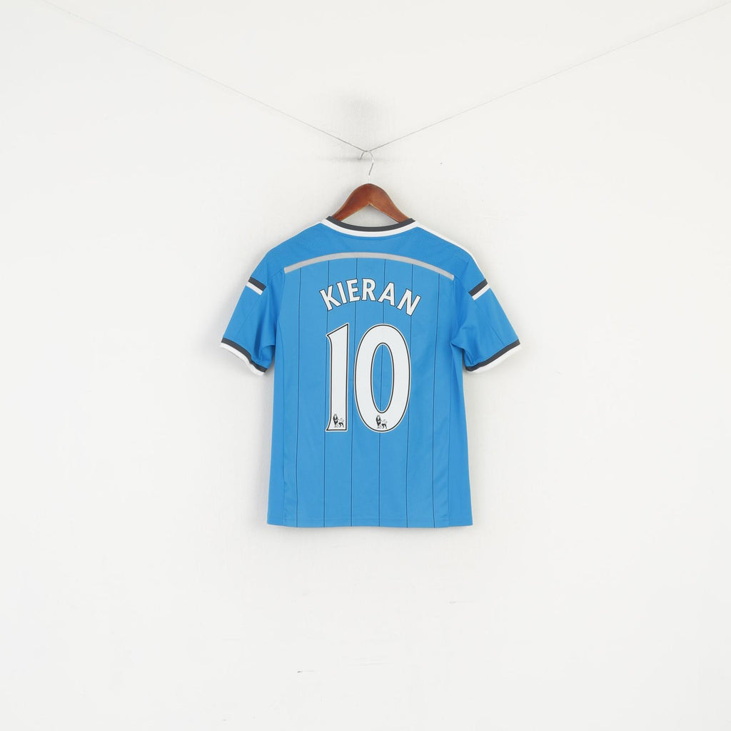 Adidas Boys YXL 164 Shirt Blue Sunderland Football #10 KIERAN Jersey Top