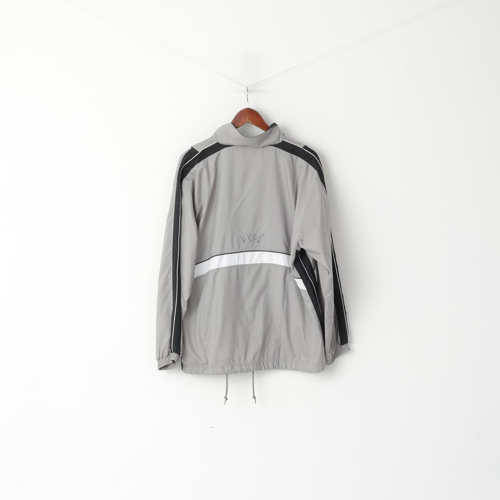 Etirel Le Style Sportif  Women 42 L Jacket Gray Sportswear Zip Up Lightweight Top