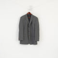 Olimpias Men 102 42 Blazer Grey Wool Roger Lanificio Follina Italy Single Breasted Jacket