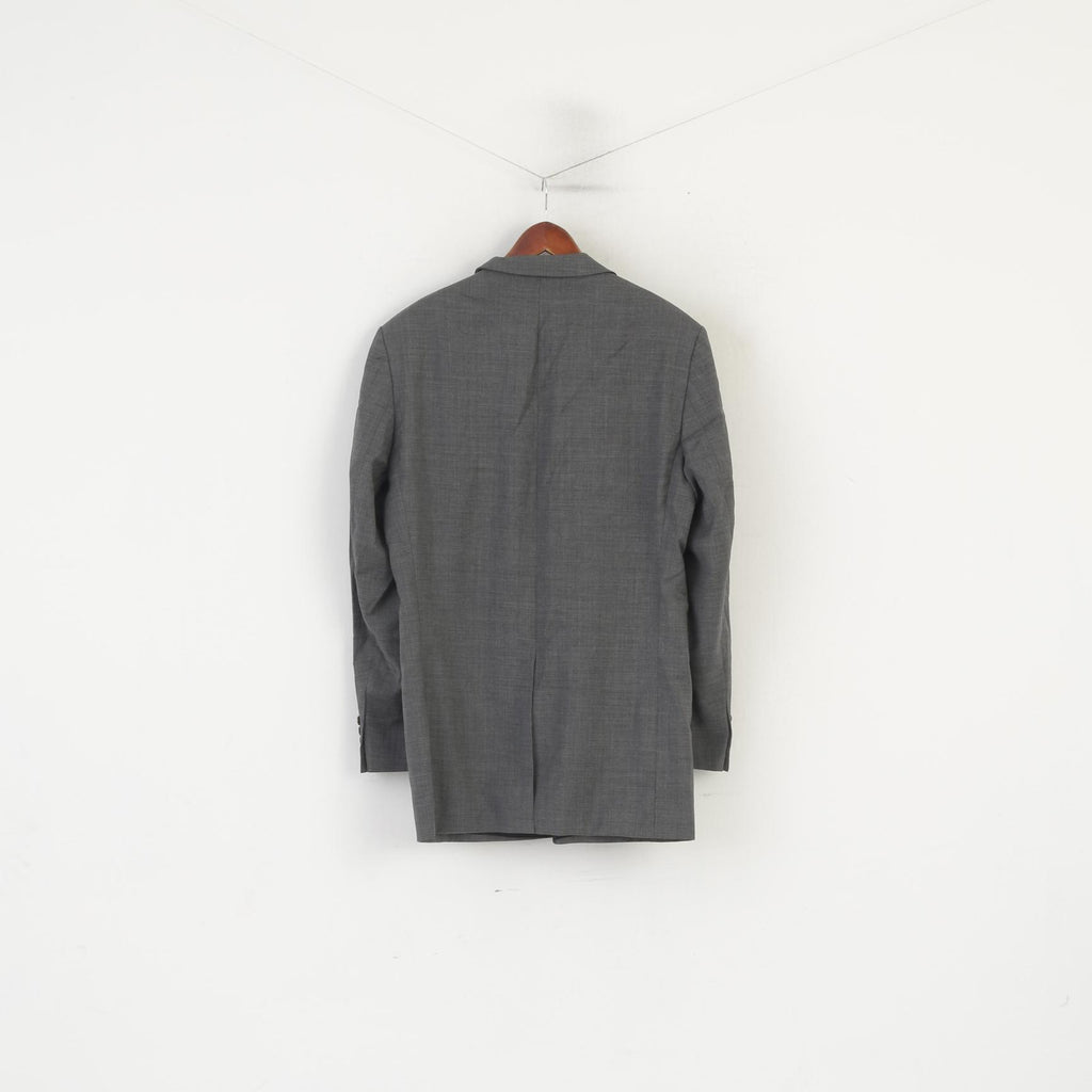 Olimpias Men 102 42 Blazer Grey Wool Roger Lanificio Follina Italy Single Breasted Jacket