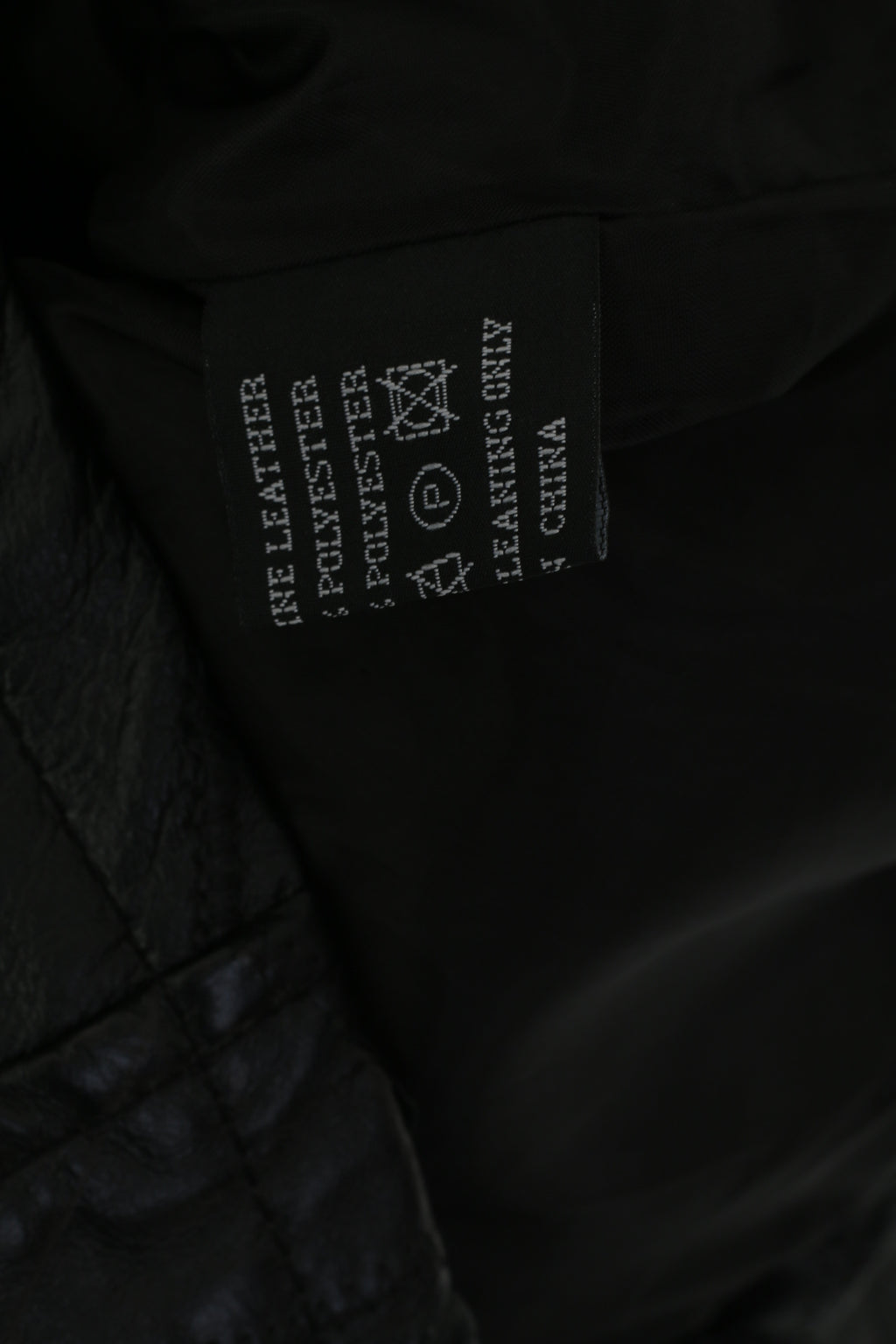 Leather Works Veste XXL pour femme en cuir noir avec patchwork et fermeture éclair complète