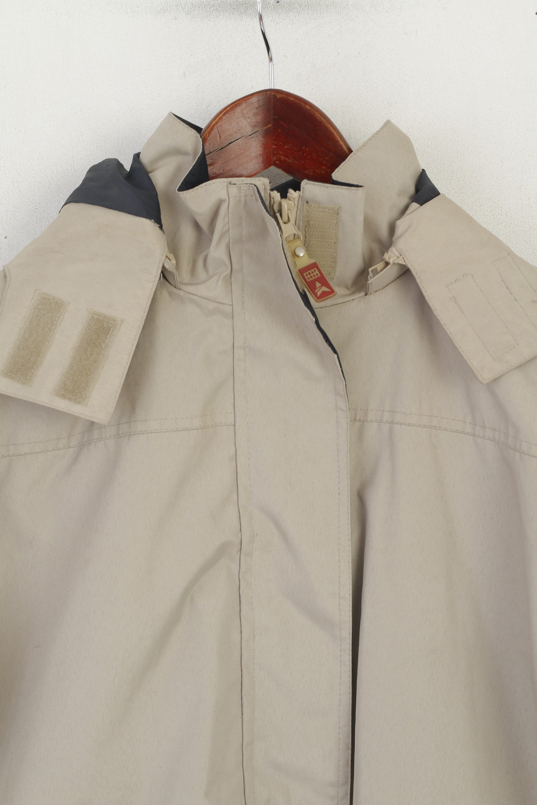 Giacca Anapurna Donna 1 S Beige con cappuccio Oceans Equipment Outdoor Seal Top