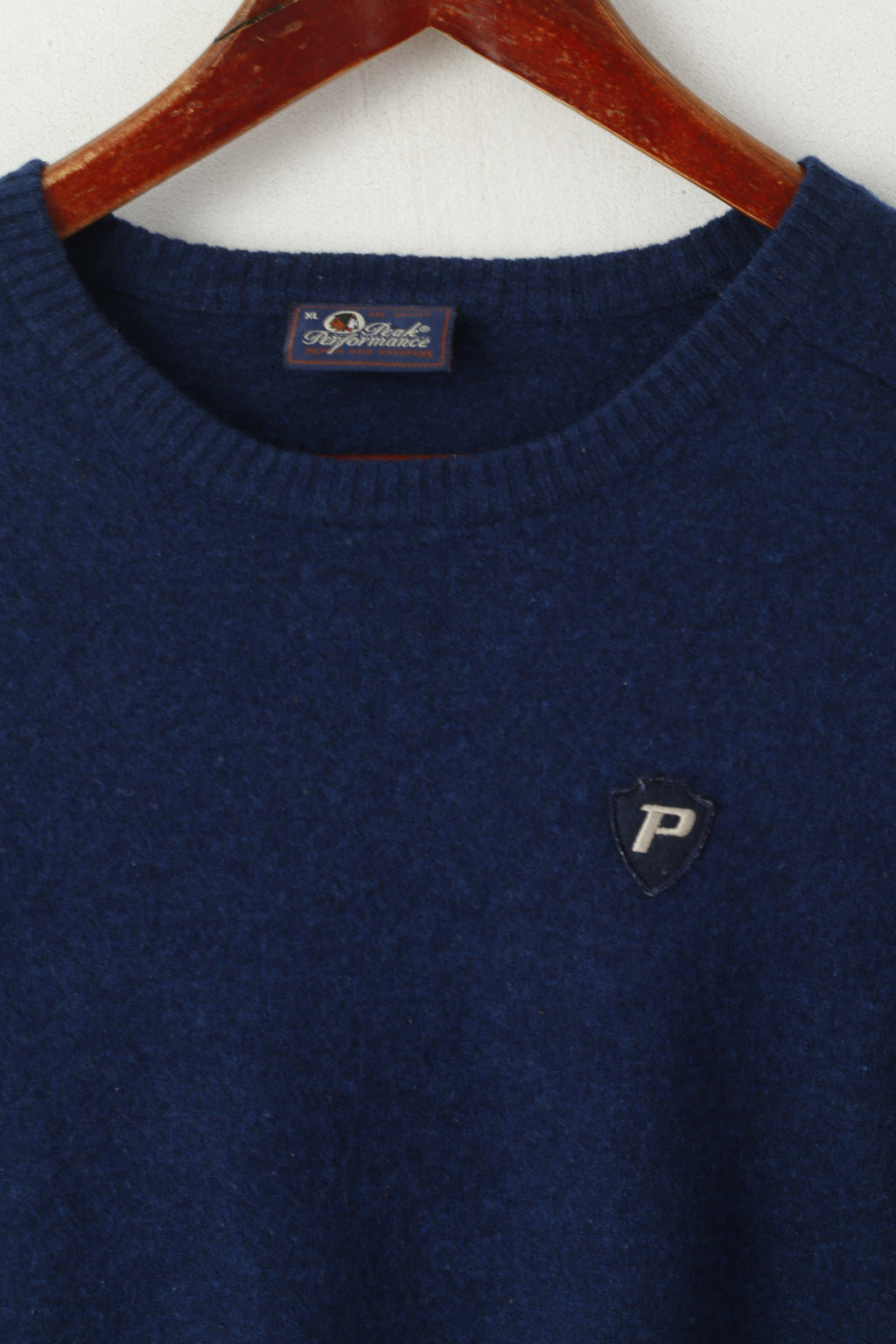 Peak Performance Femme XL (M) Pull Bleu Laine Lander Nature Pull Classique