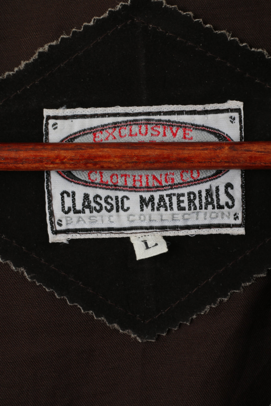 Peanuts Clothing Hommes L Gilet Marron Cuir Vintage Snaps Country Gilet