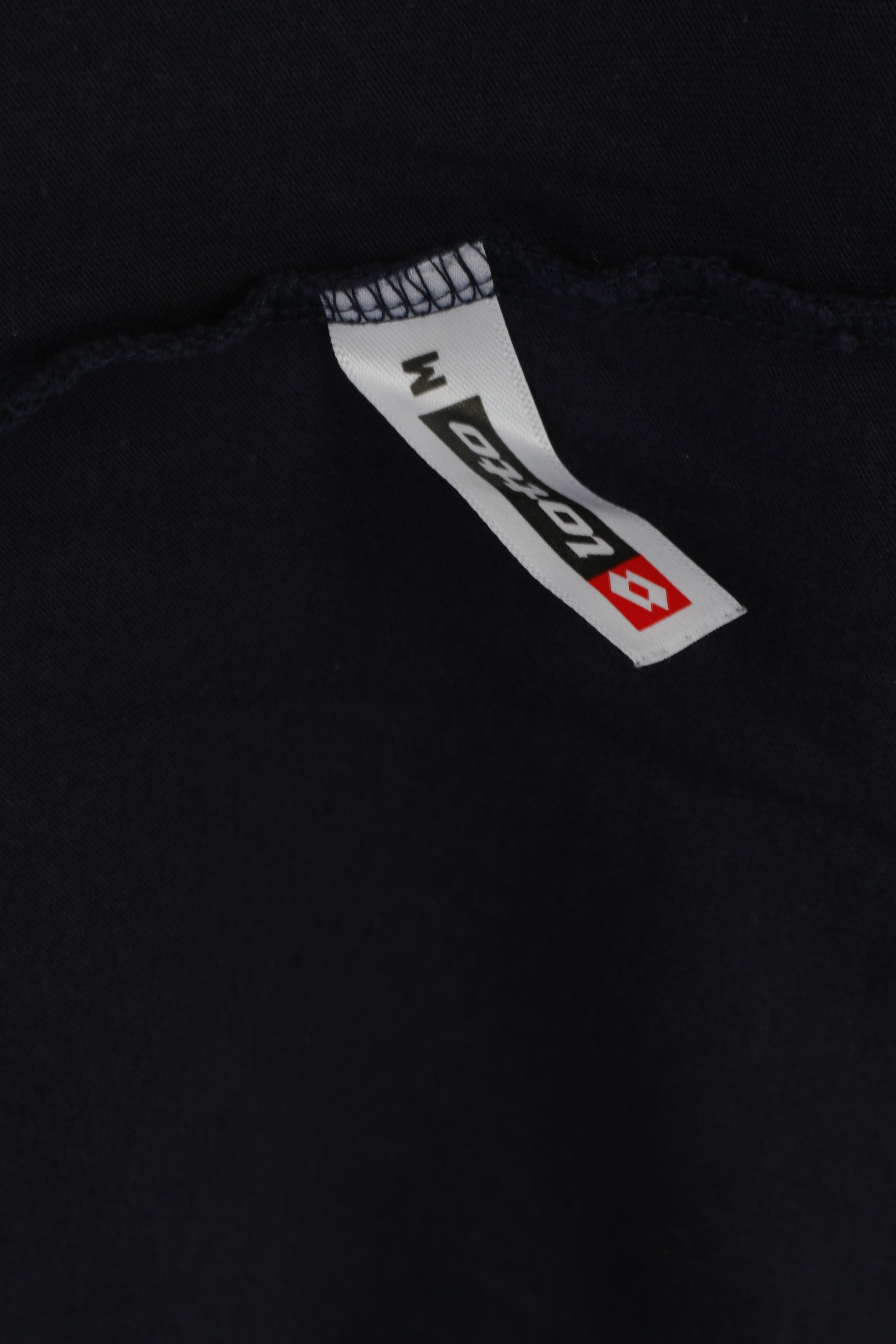 Lotto Men M Shirt Navy Cotton Nightwear Detailed Buttons Sleep Top