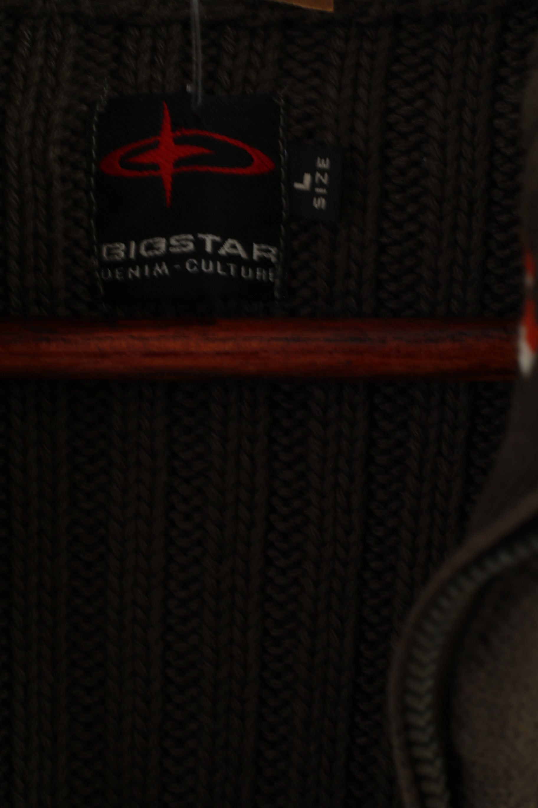 Big Star Femmes L (M) Pull Vert Pleine Fermeture Éclair Coton Sophia Zip Pull