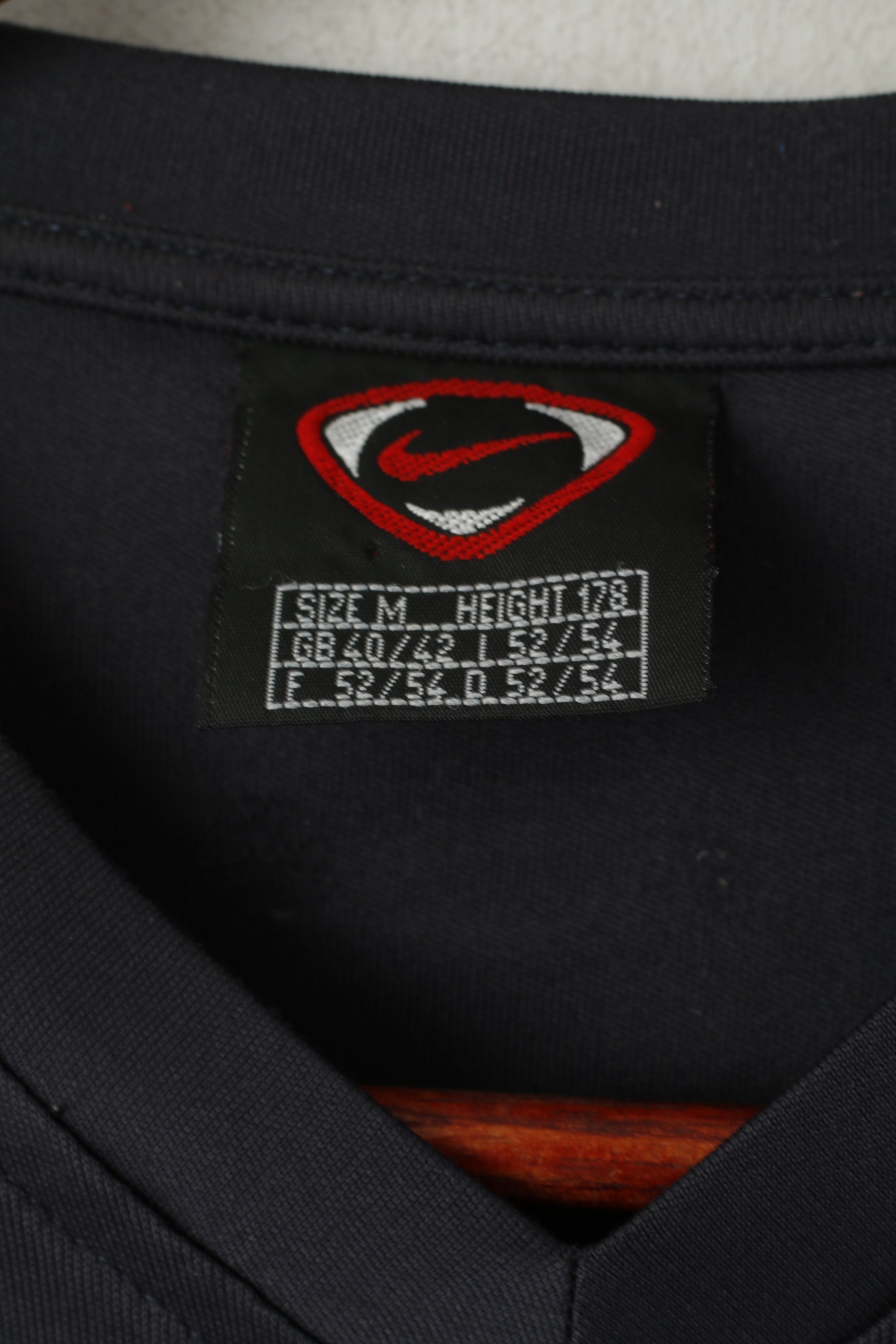 Nike M 178 Chemise Noir Athletic Performance Sportswear Haut en Jersey