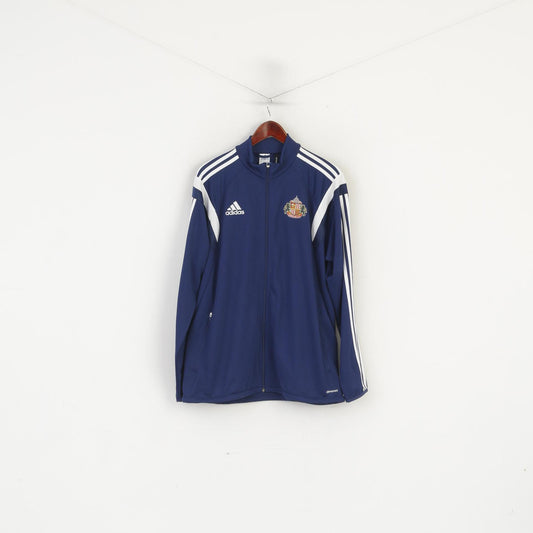 Adidas AFC Men L Sweatshirt Marine Sunderland Football Warm Up vintage Top