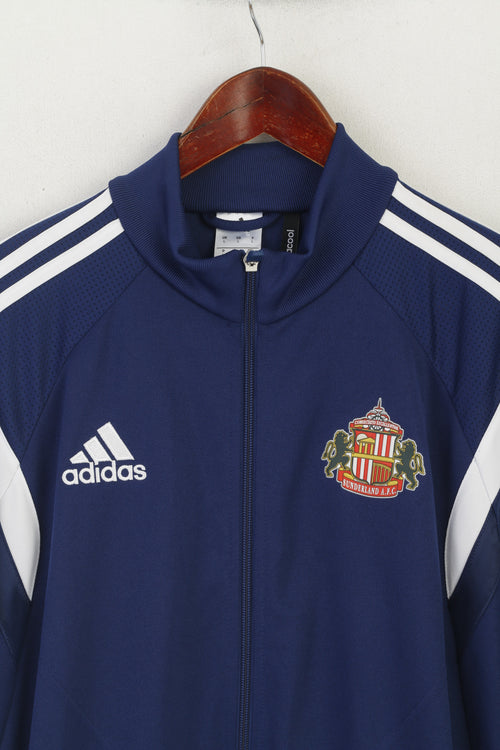 Adidas AFC Men L Sweatshirt Marine Sunderland Football Warm Up vintage Top
