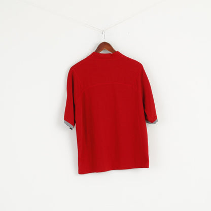 Camicia da vela Helly Hansen da donna XL rossa Lifa Versa con collo e zip