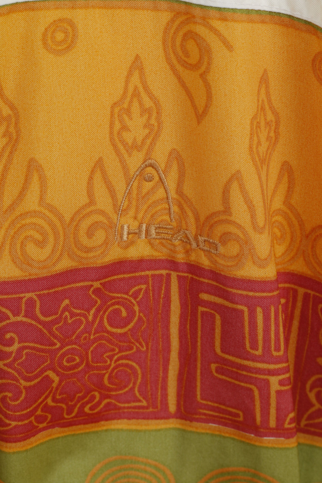 HEAD Women 42 XL Bodywarmer Ecru Nylon Waterpoof Vintage Zip Up Sport Vest