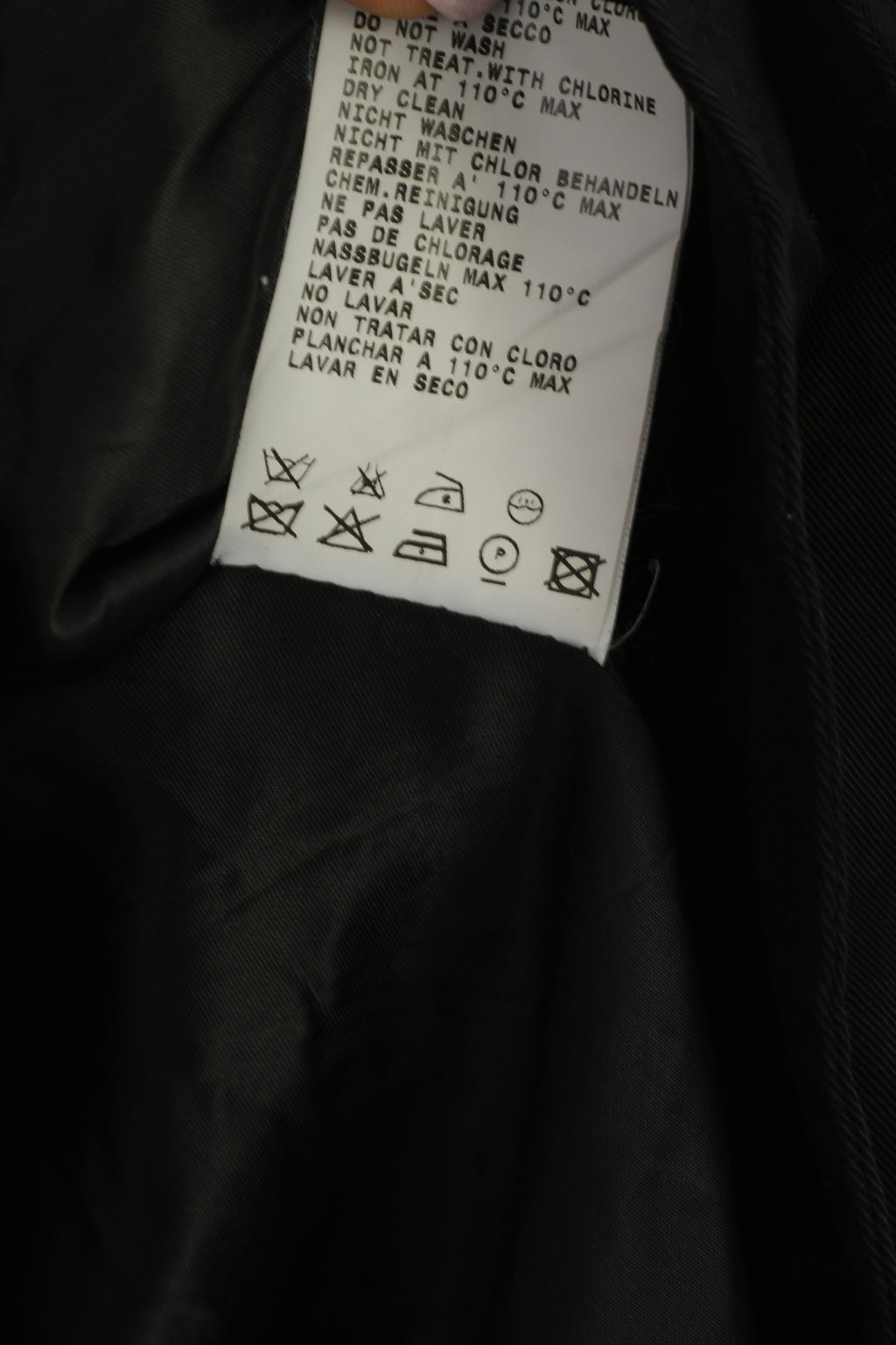 Mauro Grifoni Femmes 40 XS Manteau Noir Brillant Italie Design Léger Haut Décontracté
