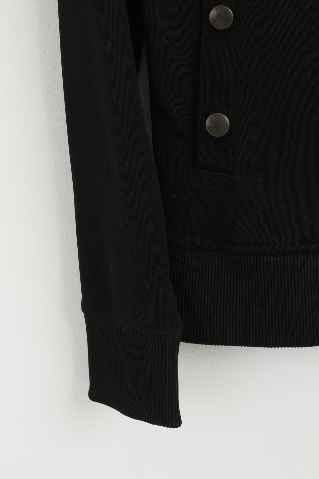 G-STAR RAW Femmes M Sweatshirt Noir Zip Up Fit Trainer Cardigan Top