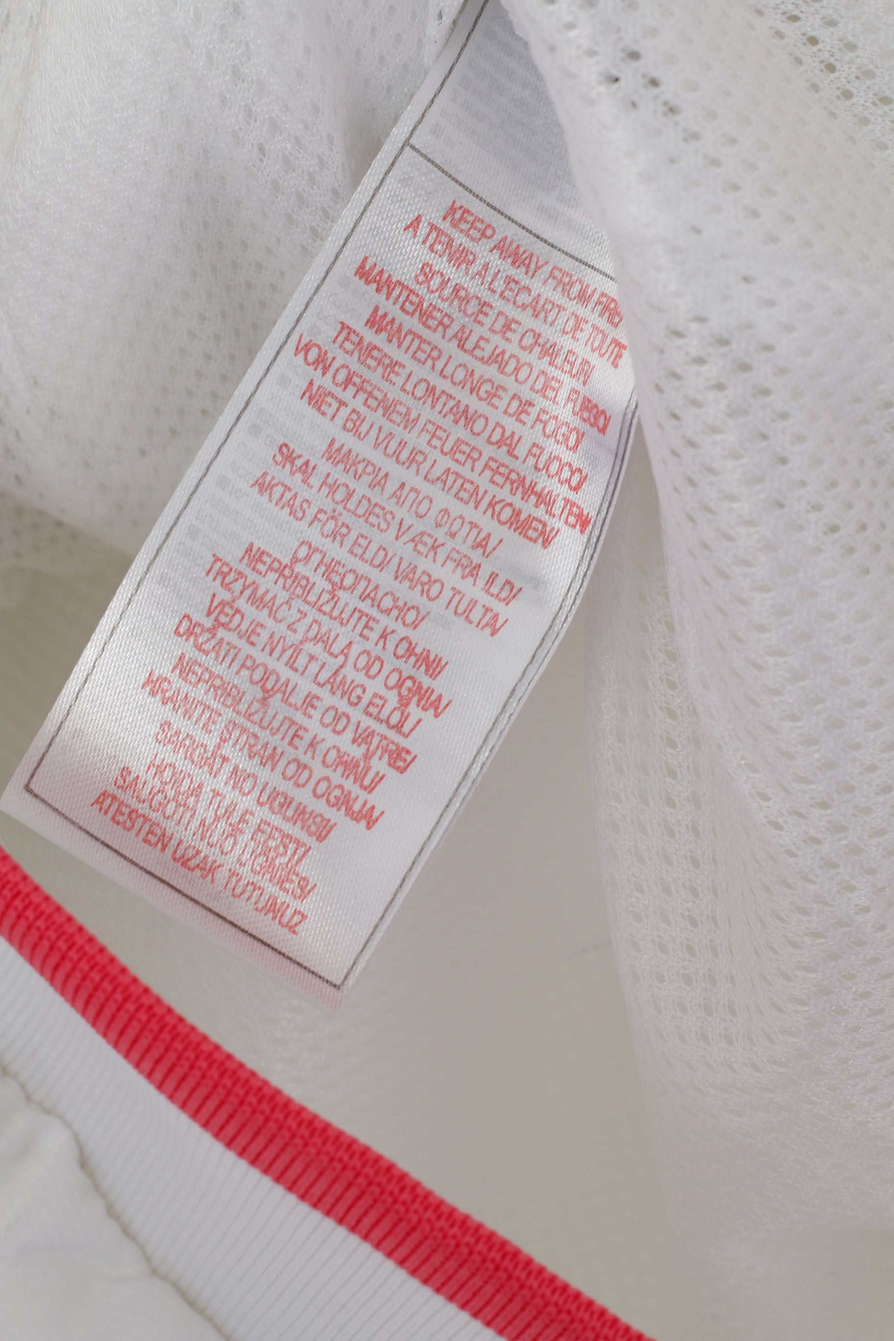 Nike Femme 40/42 M Veste Blanc Activewear Retro Full Zipper Track Top