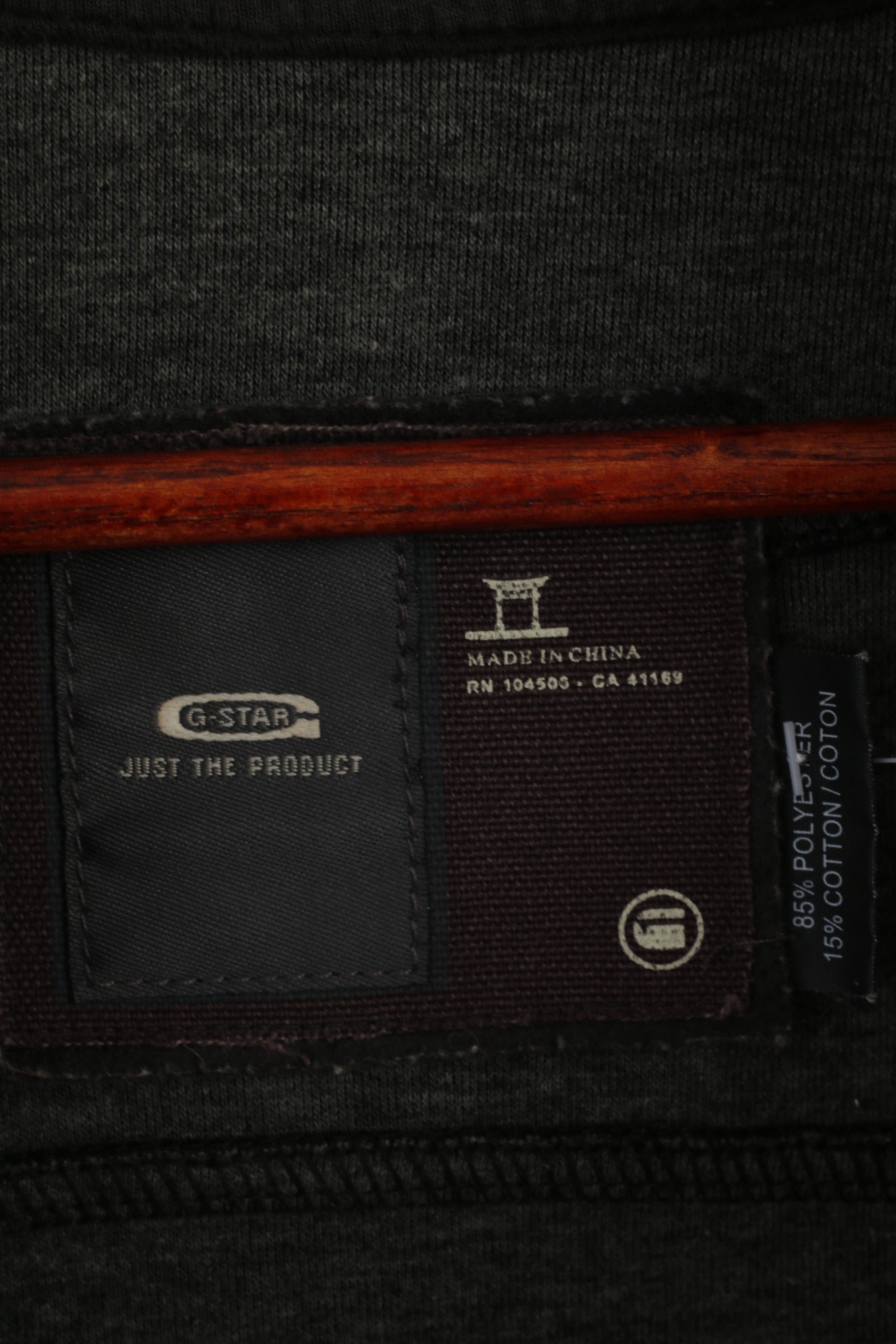 G-STAR RAW Femmes M Sweatshirt Noir Zip Up Fit Trainer Cardigan Top