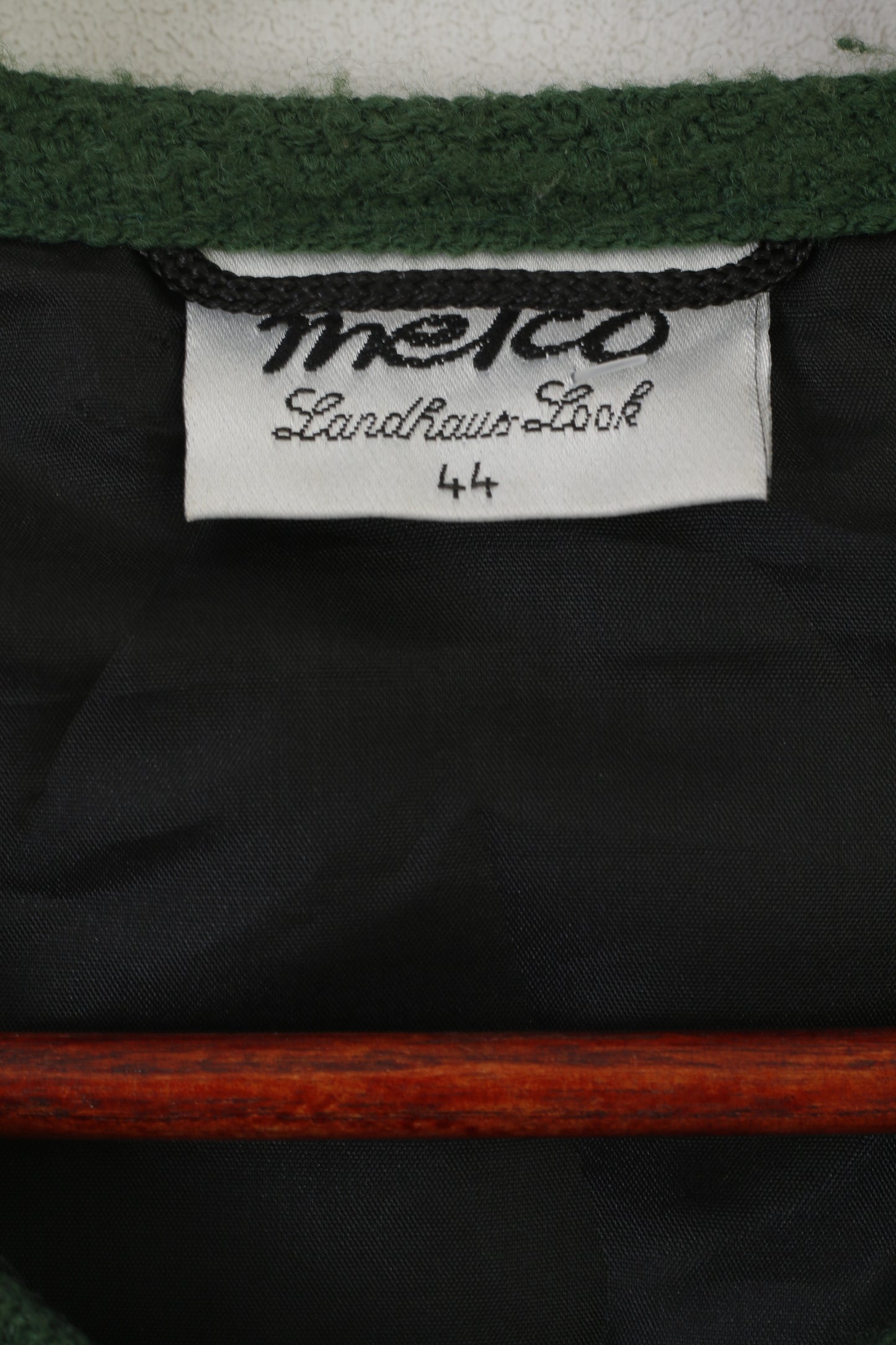 Meico Landhaus Women 44 18 XL Sweater Gray Tyrol Trachten Shoulder Pads Vintage Top