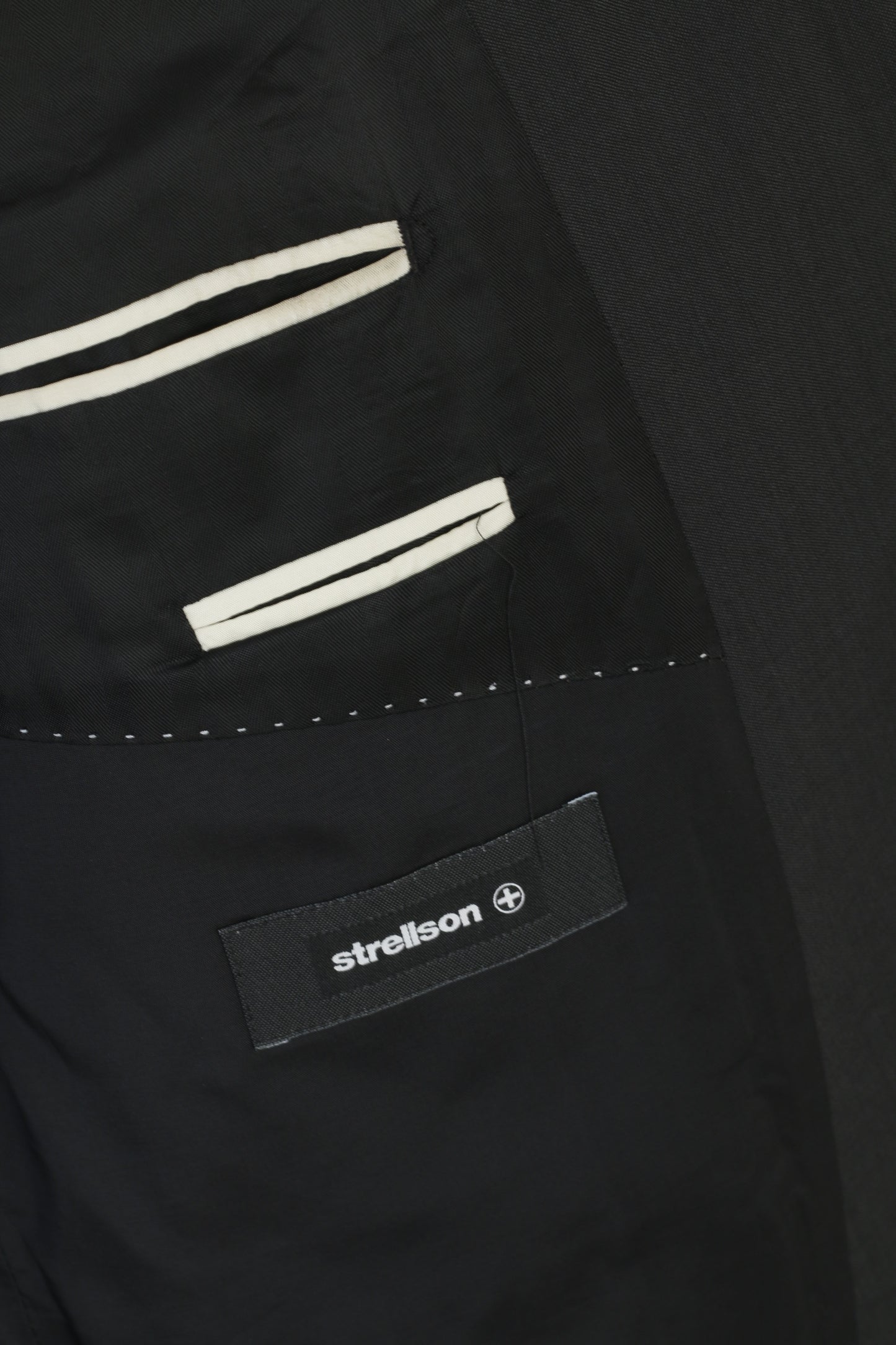 Strellson Men 106 42 Blazer Gray Wool Rick-James Premium Single Breasted Jacket