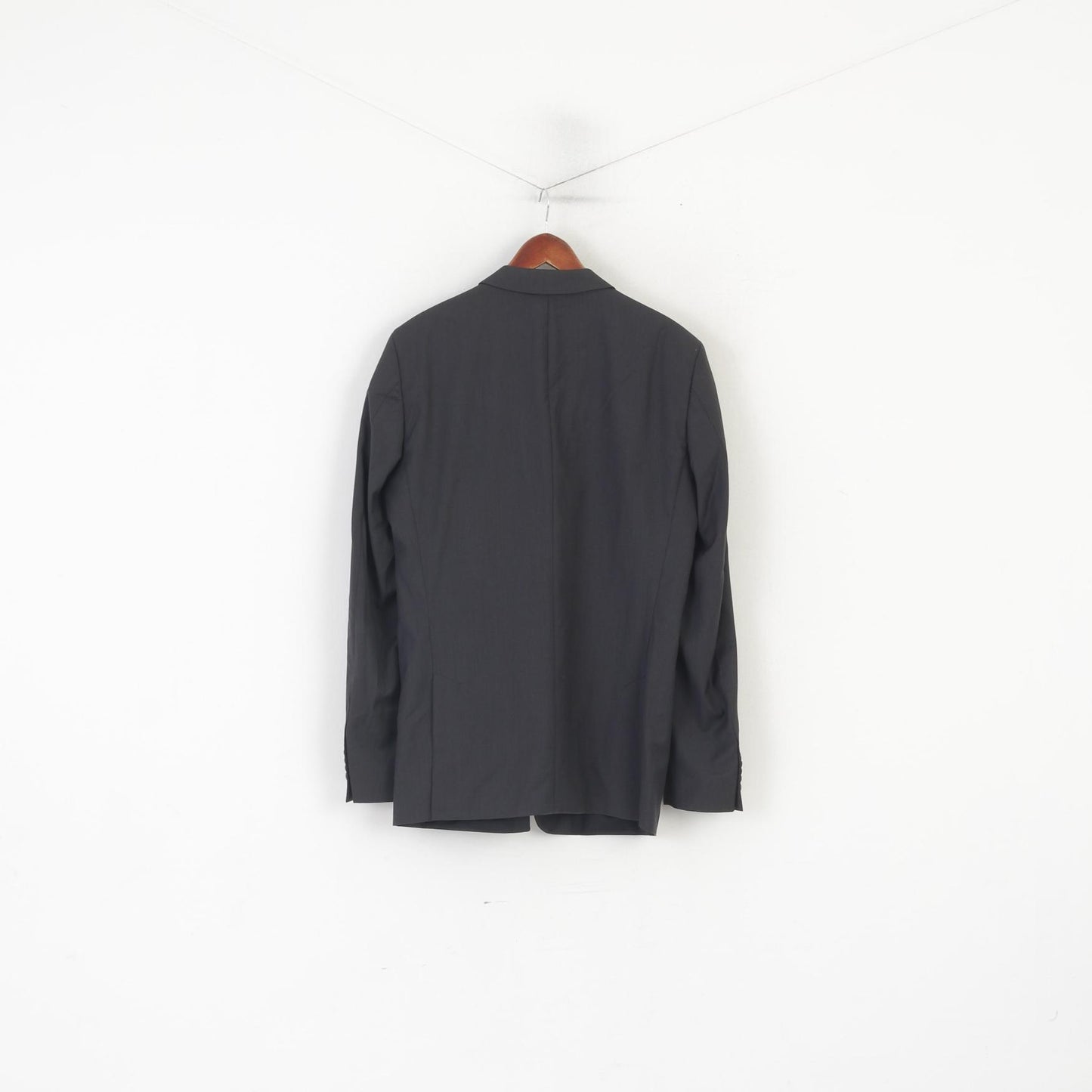 Strellson Men 106 42 Blazer Gray Wool Rick-James Premium Single Breasted Jacket