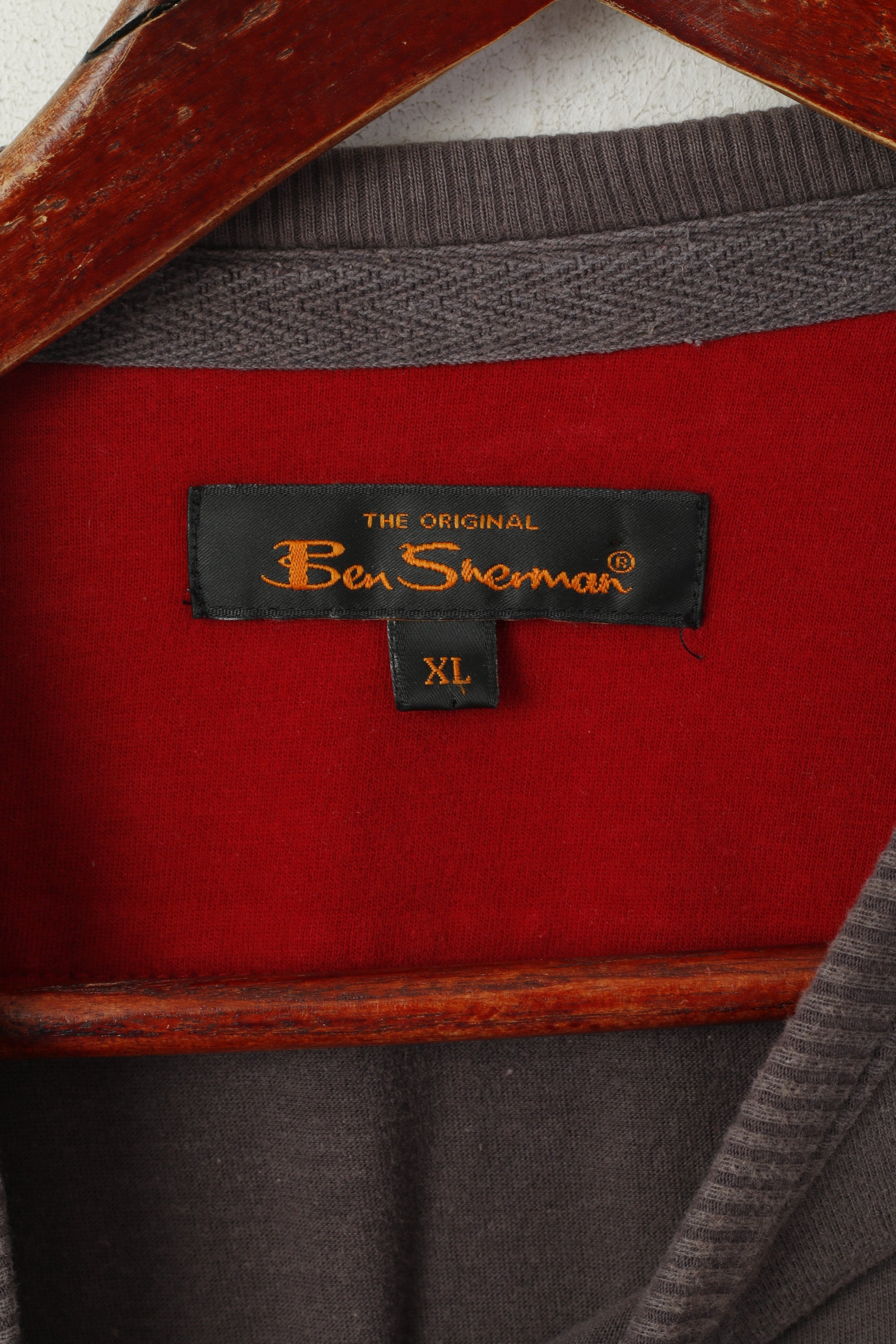 Ben Sherman Men XL T- Shirt Grey Cotton Graphic Rock'n Roll City Top