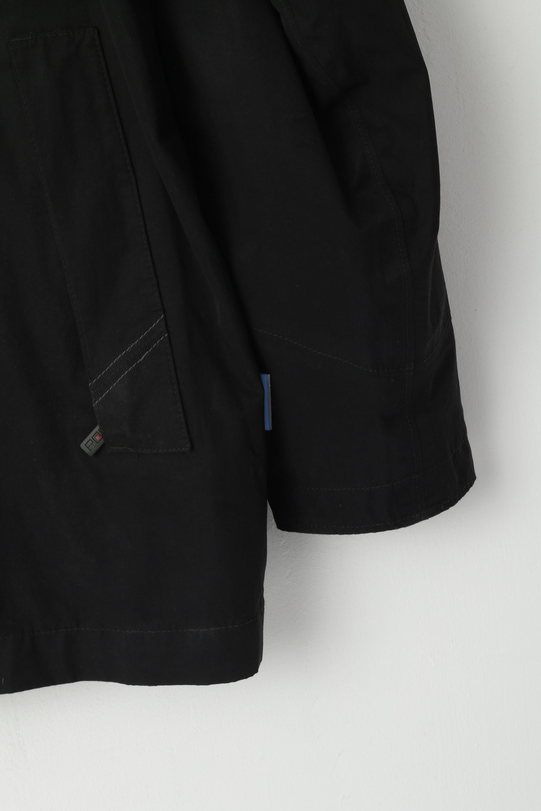 Bush Men 46 XL Veste Noir Sympatex Technlogy Allweather Classic Full Zipper Top