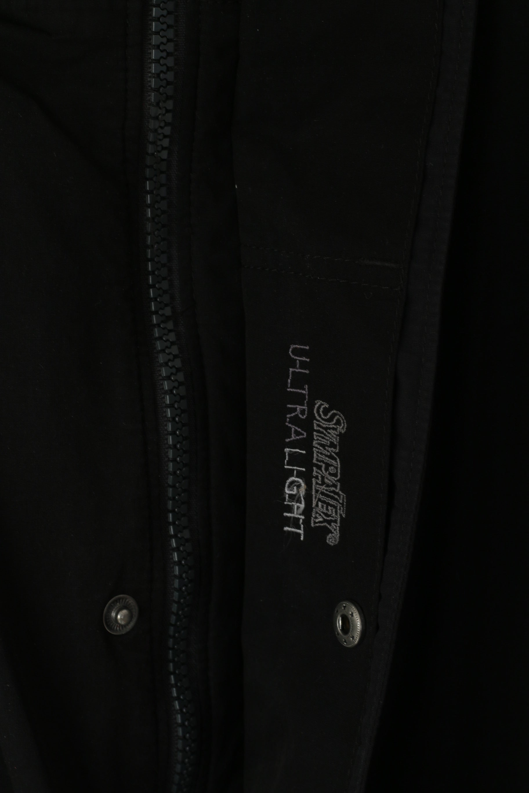 Bush Men 46 XL Veste Noir Sympatex Technlogy Allweather Classic Full Zipper Top