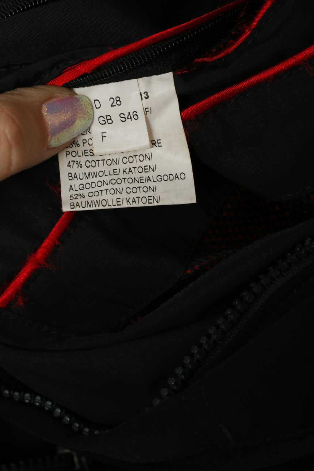 Bush Men 46 XL Veste Noir Sympatex Technlogy Allweather Classic Full Zipper Top