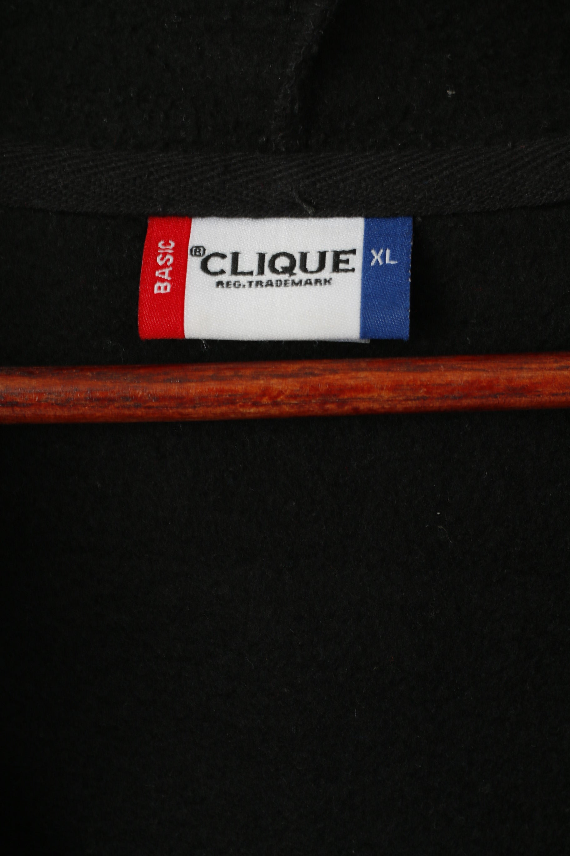 Clique Men XL Sweatshirt Black Cotton Legends Of Tomorrow 2018 Hooded Top